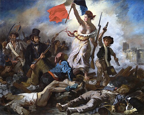 La peinture "La Liberté guidant le peuple" - 1830
